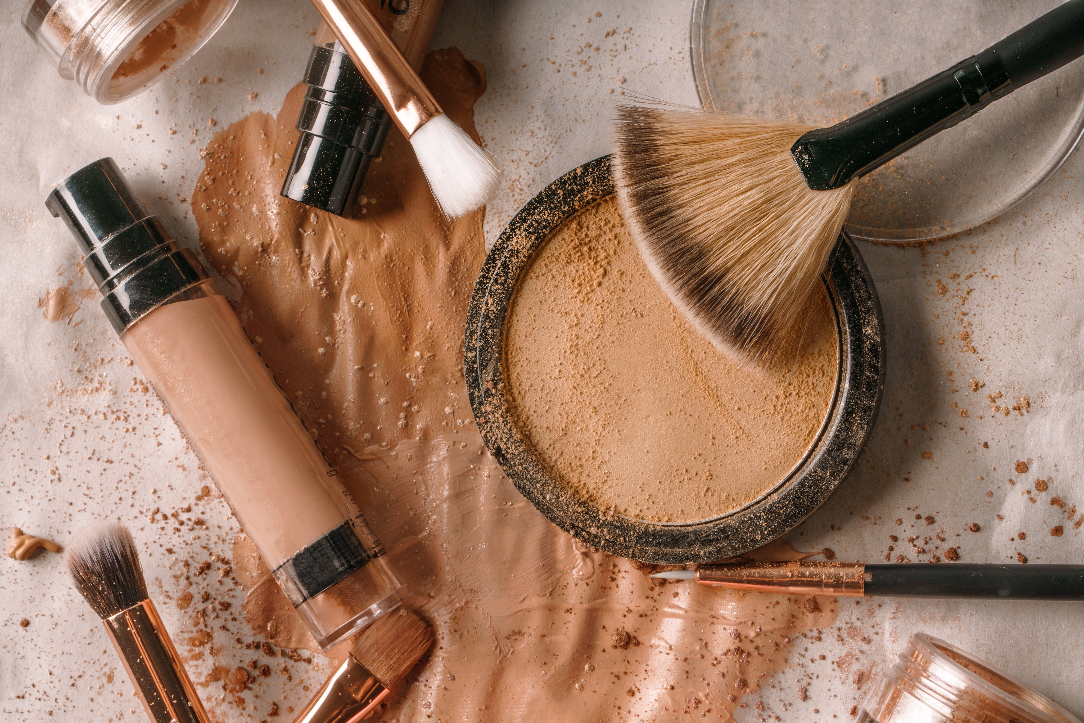 Beauty and skin makeup